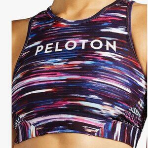 New Peloton “Melody” High Neck Multicolor Sports Bra Women’s Size Small FA121